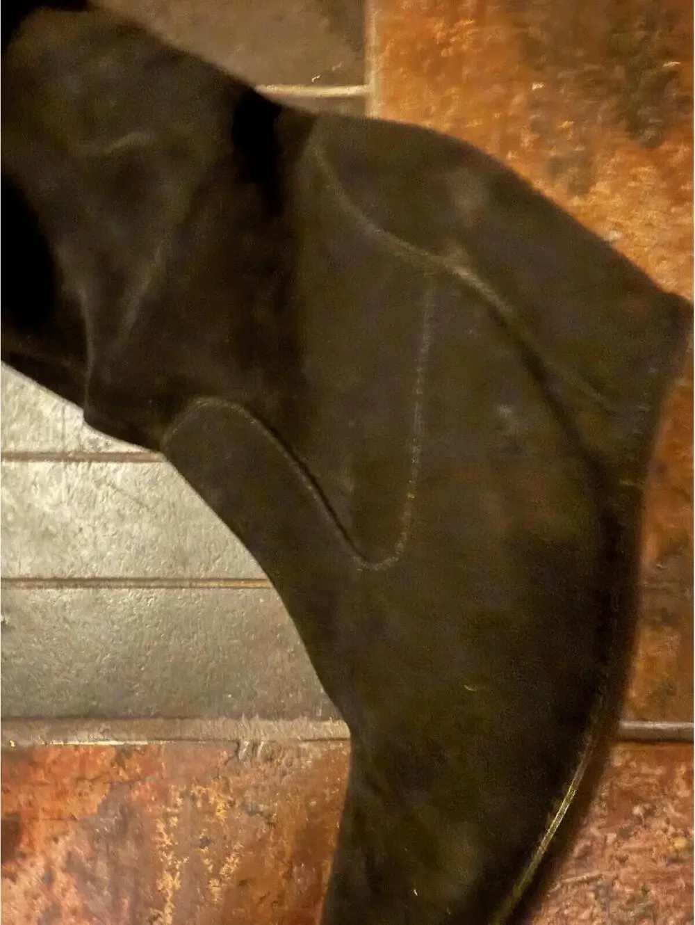 Johnston & Murphy Woman's Boots, Black Suede, Beauty US 10